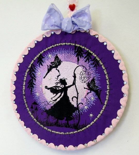 Dream Moon Fairies Machine Embroidery Designs by Stitchingart