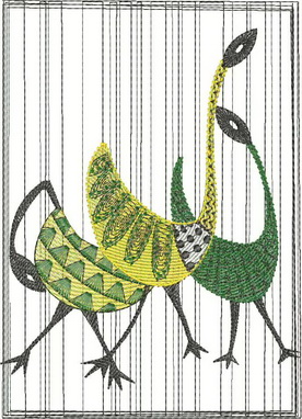 Vintage 1950's Machine Embroidery Designs by Stitchingart