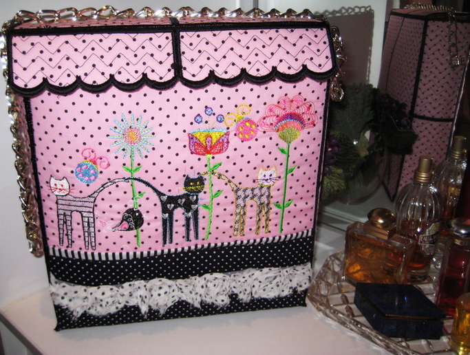 Wall Flowers Machine Embroidery Designs by Stitchingart. Bag