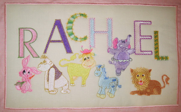 ABC Characters Machine Embroidery Designs
