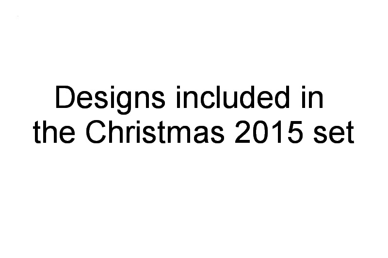 Christmas 2015 machine embroidery designs