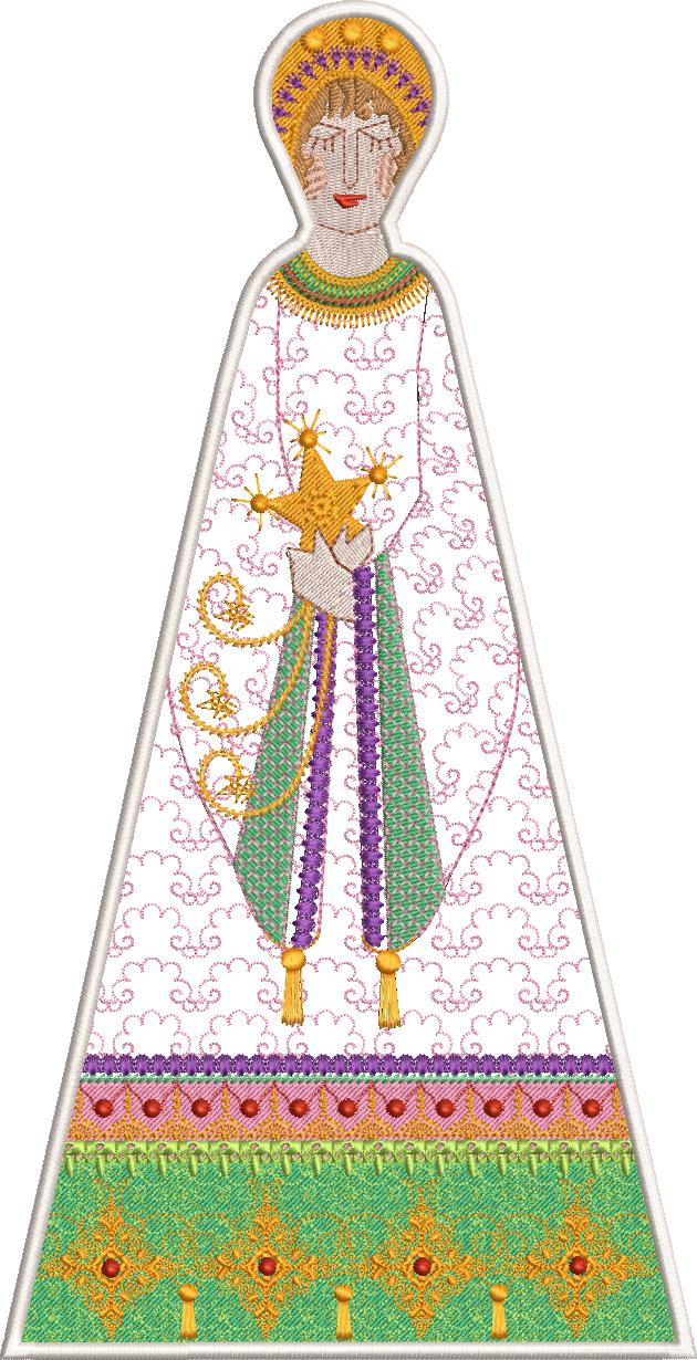 Christmas 2018 machine embroidery designs. Christmas ornament.
