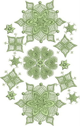 Green Scene Machine Embroidery Designs