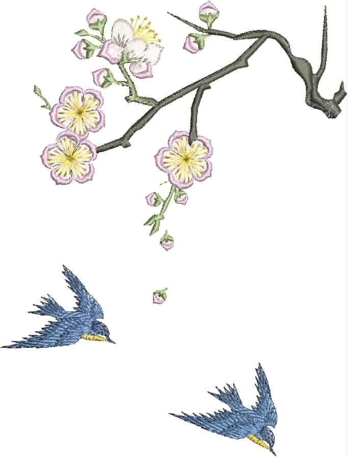 Kyoto Garden Machine Embroidery Designs