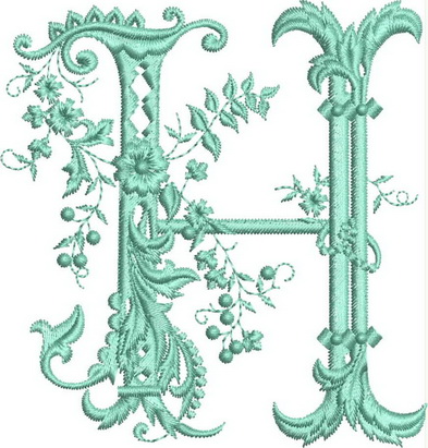 Monograms Machine Embroidery Designs. Letter G