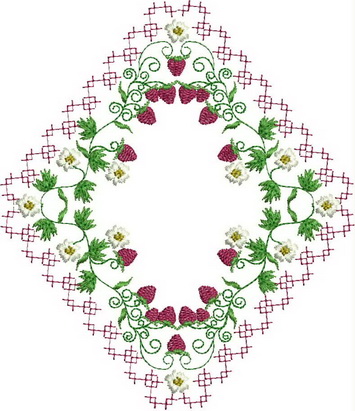 Strawberry Fields Forever Machine Embroidery Designs