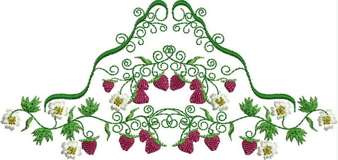Strawberry Fields Forever Machine Embroidery Designs