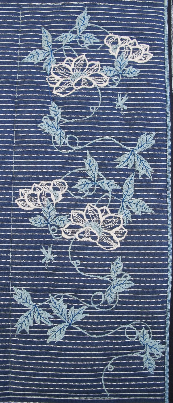Summer Time Blues Machine Embroidery Designs by Stitchingart.