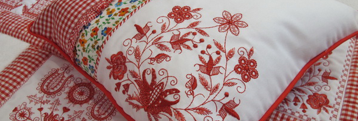 Seeing Red Machine Embroidery Designs by Stitchingart