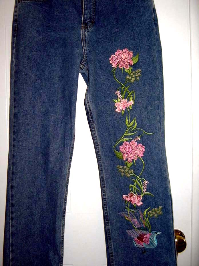 machine embroidery designs for jeans