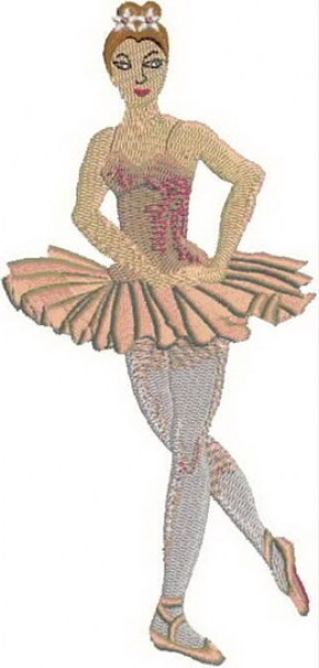 Ballet Machine Embroidery Designs by StitchingArt