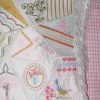 Crazy patch, machine embroidery designs, artistic, decorative, flowers, floral, swirls, bird, branches, roses, patchwork, quilting, cushion, sewing machine cover, funky, fun