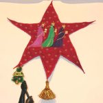 3 Wise Men machine embroidery designs, Christmas wall haning