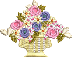 Classical, machine embroidery designs, artistic, decorative, floral, flowers, pretty, bird, bluebird, bouquet, ribbon, topiary, flower pot, gracious, vase, cushion, pillow, wall hanging, home decor, homewares