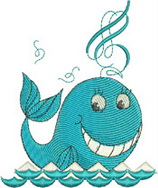 W, watermelon, whale, abc, alphabet, wall hanging, machine embroidery designs