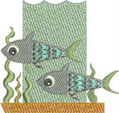 xray fish, x-ray, abc, alphabet, wall hanging, machine embroidery designs