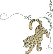 J, jaguar, jelly, abc, alphabet, wall hanging, machine embroidery designs