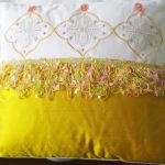 Add a touch decorative cushion, machine embroidery designs, artistic