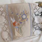 Adorabelle Fairy, machine embroidery designs, butterflies, sun, magical, pillow, cushion