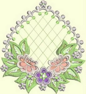 Arabian, machine embroidery designs, dove, bird, floral, flowers, jewels, artistic, cushion, tissue holder, name plaque, book cover, bag, table runner, clothing, t-shirt