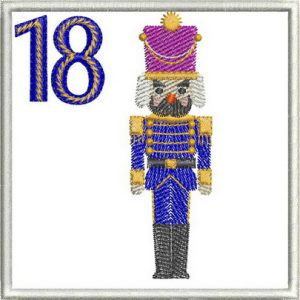 nutcracker, soldior, bird, christmas decorations, snowflakes, Advent calendar, christmas, machine embroidery designs, holiday, wall hanging, decorations