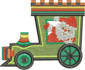 santa, car, truck., Advent calendar, christmas, machine embroidery designs, holiday, wall hanging, decorations,