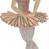 Ballet, machine embroidery designs, tutu, dancing, tiara