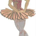 Ballet, machine embroidery designs, tutu, dancing, tiara