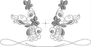 blooming, machine embroidery designs, place mat, hand towel, floral, flowers, artistic