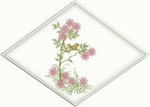 Blooming lovely, mahchine embroidery designs, floral, wall hanging, spring, flowers, trees, daisy, dragonfly, leaves, love birds, sun flowers, wisteria