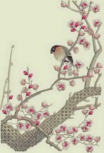 Blossoms of the Orient, machine embroidery designs, geisha, japanese, kimono, cushion, birds, blossom trees, asian, japanese, wall hanging, purse, bag, quilt, bridge, egret, bamboo, fan, phoenix, plumb tree