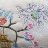 japanese, blossom, tree, bird, bird cage, flowers, floral, cushion, clothing, t-shirt, machine embroidery designs