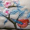 japanese, blossom, tree, bird, bird cage, flowers, floral, cushion, clothing, t-shirt, machine embroidery designs