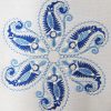 blue crush, machine embroidery designs, cushion, wall hanging, bag, handbag, creative, home decor, artistic, floral, patterns, star, swirls, heart, love heart, decorative