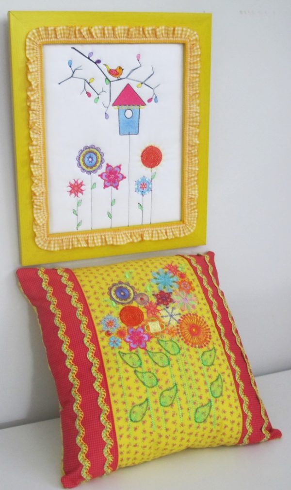 Bold and beautiful, machine embroidery designs, floral, flowers, cushion, pillow, wall hanging, decor, bird house, flower pots, cat, lady, sewing organizer, wall hanging, bird, artistic, clothing, sweater, jumper, roses