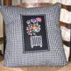 Charlotte, machine embroidery designs, cushion, floral, pots, beautiful