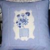 Charlotte, machine embroidery designs, cushion, floral, pots, beautiful