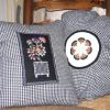 Charlotte, machine embroidery designs, cushion, floral, pots, beautiful