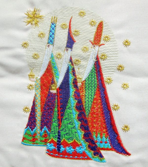 Christmas, machine embroidery designs, 3 wise men, star, angel, birds, gingerbread house, christmas trees, merry christmas, cottage, forest, mary, jesus, holy night, wall hanging, decorations, home decor