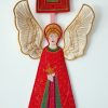 Christmas, machine embroidery designs, angel, decorations, wall hangings, artistic, decorative, birds, home decor