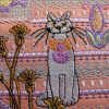 Crazy Patch 3, machine embroidery designs, wall hanging, patchwork, decorative, artistic, heart, floral, flowers, cat, swirls, fun, lovely