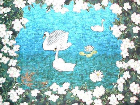 Avion, swan, lilly pad, machine embroidery designs, trees, cushion, moon, forest, table runner, bird, swallow, peacock, roses, flowers, floral, artistic, shirt, blouse, pants, clothing, bag, pillow slip. home decor, homewares, roses