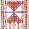 Desert traditions, machine embroidery designs, patterns, artistic, wall hanging, clothing, t-shirt, sweater, american indian patterns