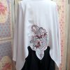 Dipti, machine embroidery designs, jacket, cushion, clothes hanger, table runner, decorative, floral, beautiful