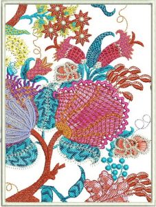 Down to Earth, machine embroidery designs, wall hanging, home decor, clothing, top, shirt, floral, flowers, patterns, quilt, artistic, decorative, colourful, pretty