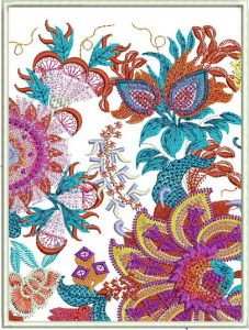 Down to Earth, machine embroidery designs, wall hanging, home decor, clothing, top, shirt, floral, flowers, patterns, quilt, artistic, decorative, colourful, pretty