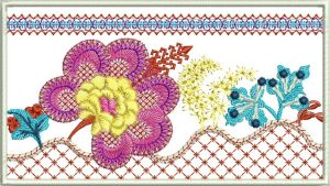 Down to Earth, machine embroidery designs, wall hanging, home decor, clothing, top, shirt, floral, flowers, patterns, quilt, artistic, decorative, colourful, pretty