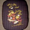 Earthly Pleasures, machine embroidery designs, birds, flowers, branches, leaves, peacock, artistic, cushion, box, home decor, wall hanging, oriental