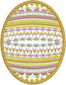 Easter. machine embroidery designs, decorative, artistic, egg, egg holder