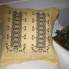 Ebony and Ivory, machine embroidery designs, artistic, decorative, cushion, bag, handbag